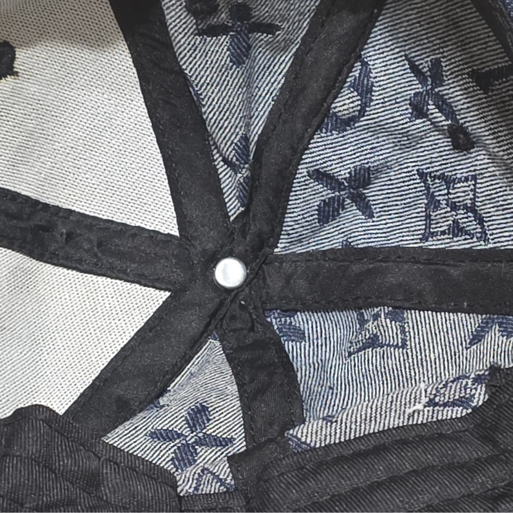 Louis Vuitton Monogram Baseball Cap Adjustable Blue Men One Size - Picture 5 of 12